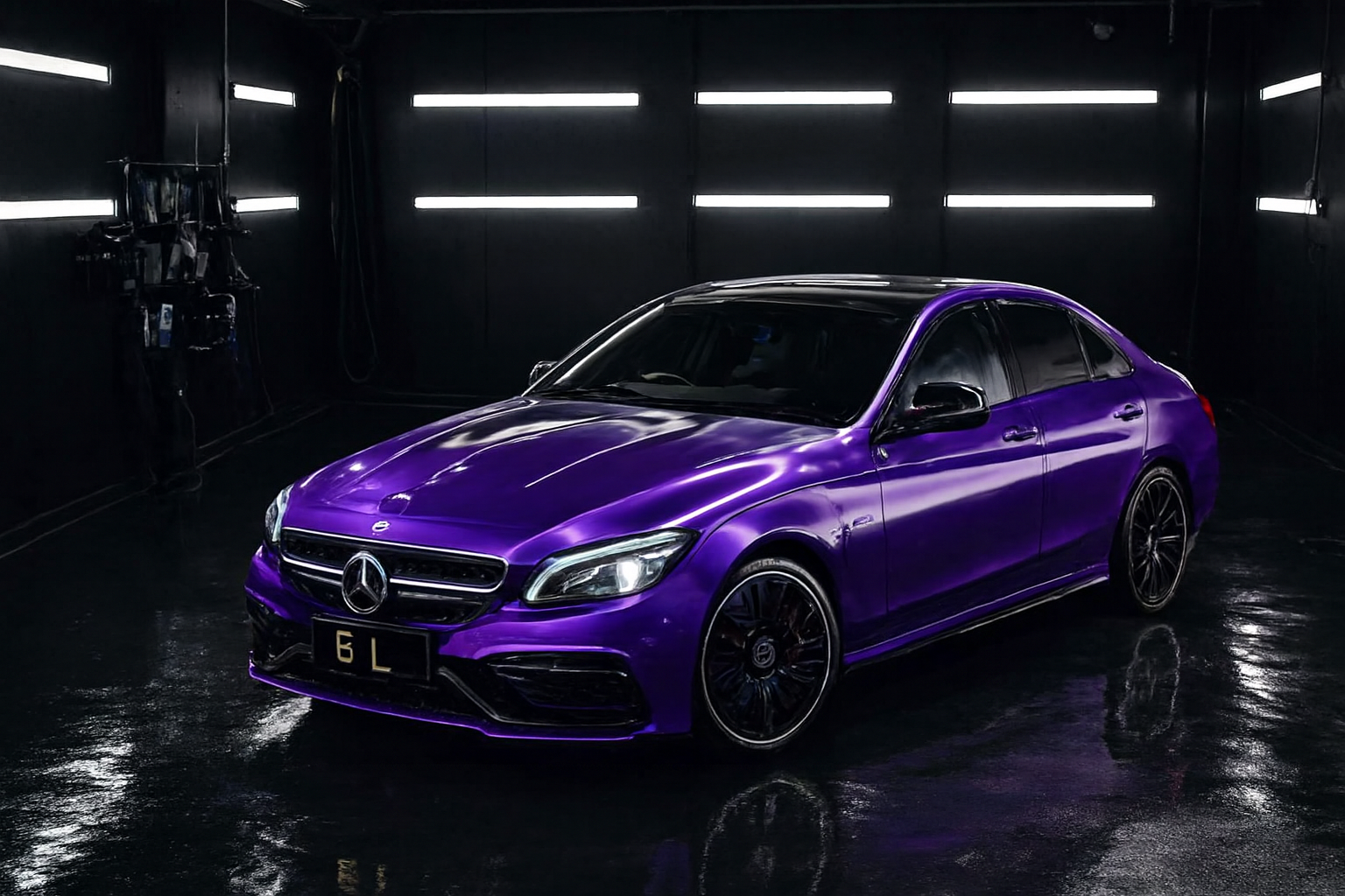 replace the purple m