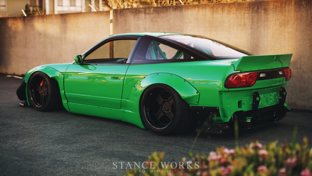 carl taylor players s13 180sx rear three quarters